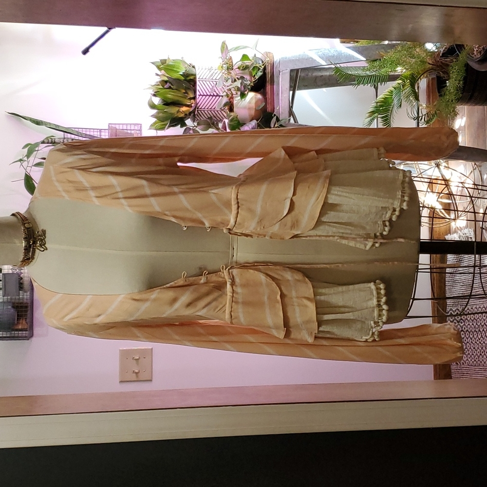 Boho Free People/Zara Top Blazer L Redesigned - Picture 7 of 8